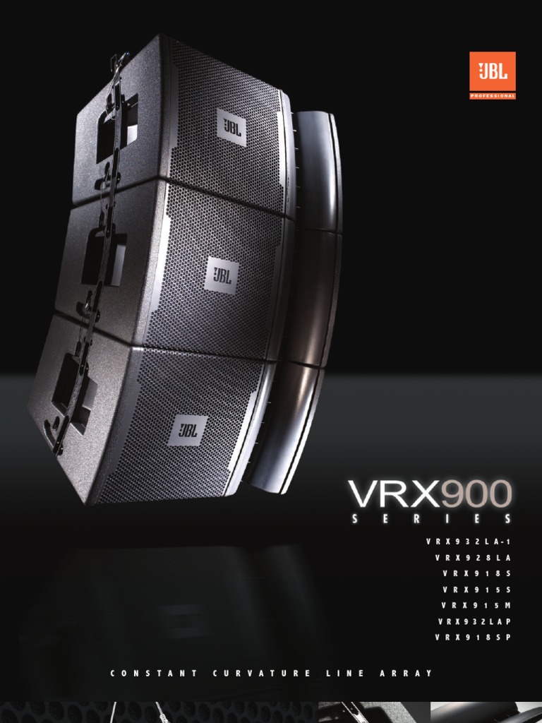 VRX Brochure 082009 Web | PDF | Loudspeaker | Amplifier