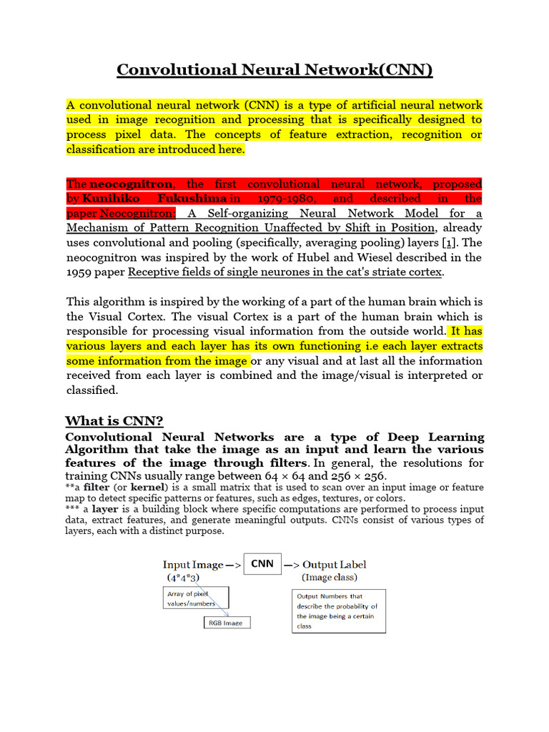 Understanding Convolutional Neural Networks | PDF | Computer Vision ...