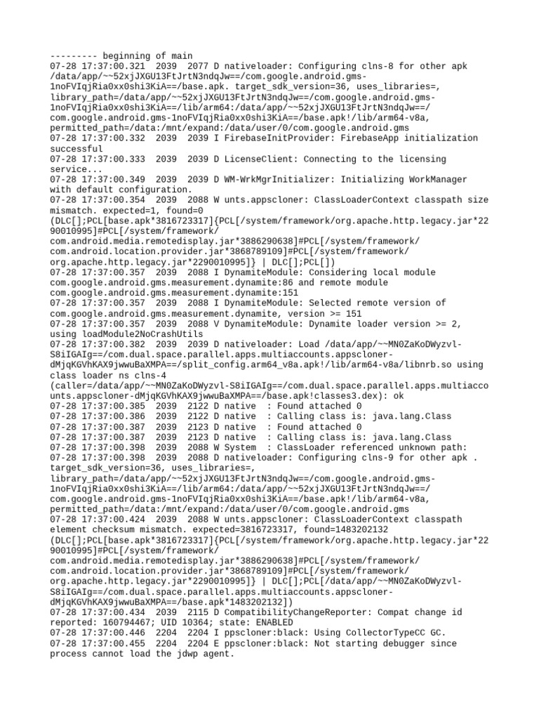 Ppscloner Logcat | PDF | Computing | Software
