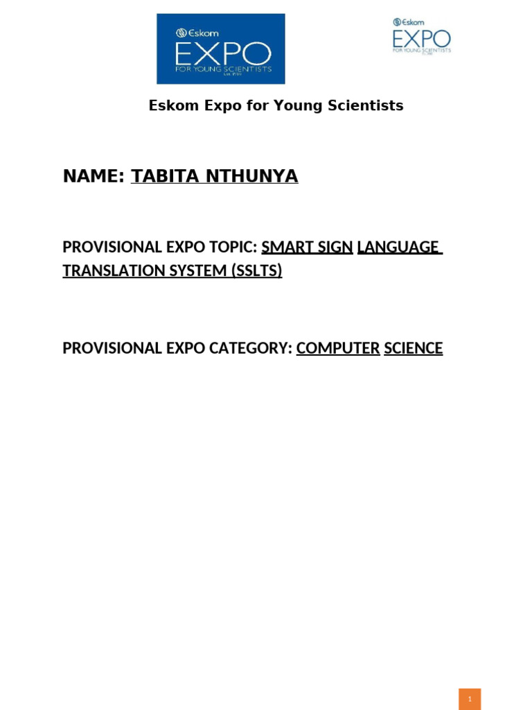 Smart Sign Language Translation System | PDF | Sign Language | Arduino