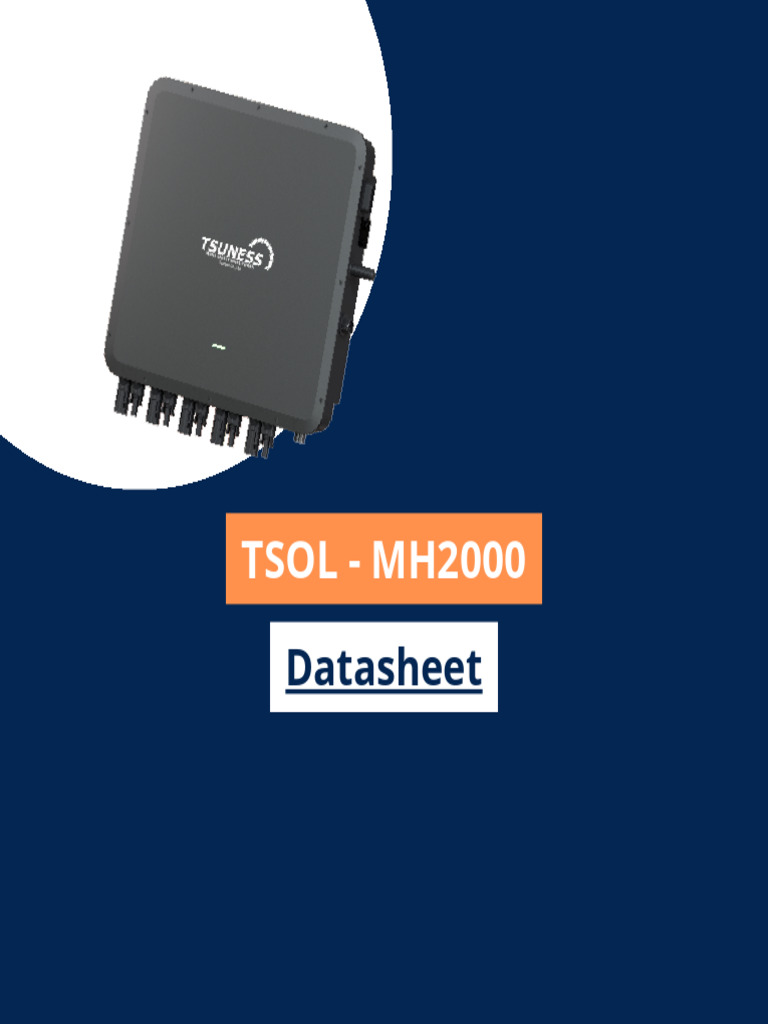 Tsol - MH2000 | PDF