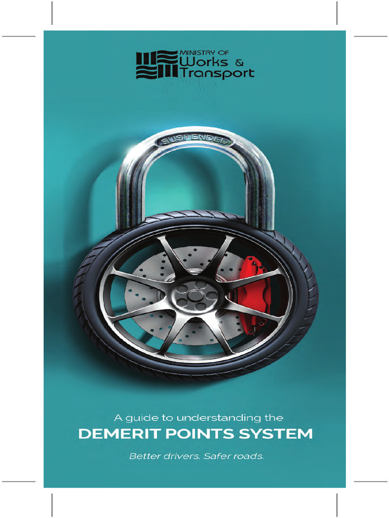Demerit Point Booklet 4 25x9 5 FAW | PDF