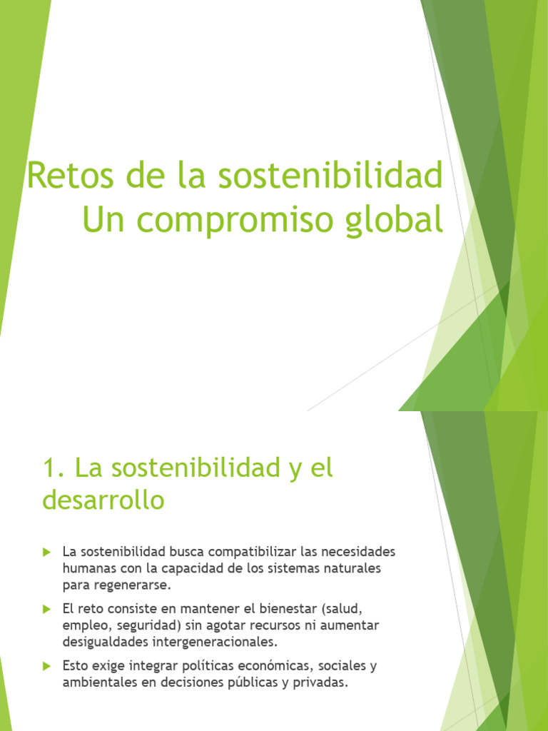 UT2 Retos Sostenibilidad Completa | PDF | Sustentabilidad | Desarrollo ...