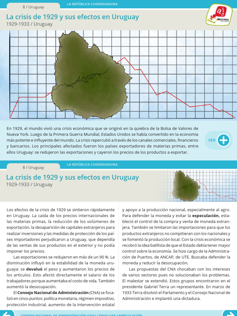 Efectos de la Crisis de 1929 en Uruguay | PDF | Gran depresion | Uruguay