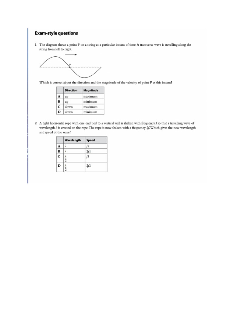TOPIC+C+ Revision+Sheet+ | PDF