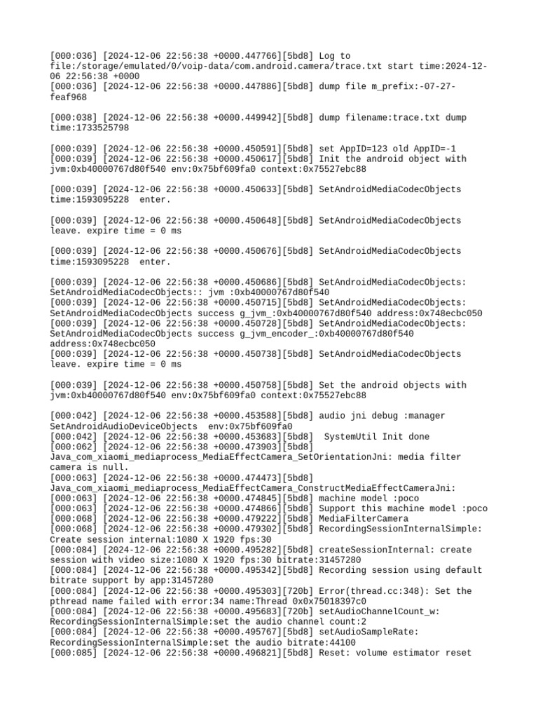 Android Camera Media Processing Log | PDF | Shader | Computer Graphics