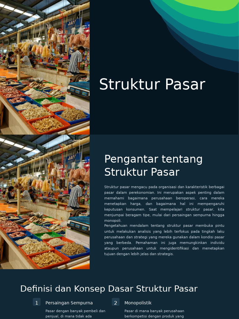 Materi Pertemuan 2 - Struktur Pasar | PDF