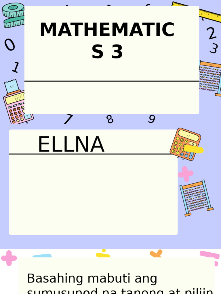Math Ellna 24 | PDF