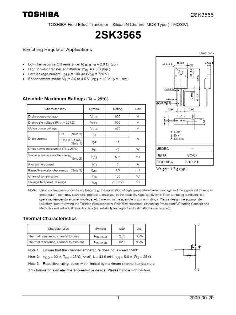 k3565 PDF, k3565 Description, k3565 Datasheet, k3565 View ...