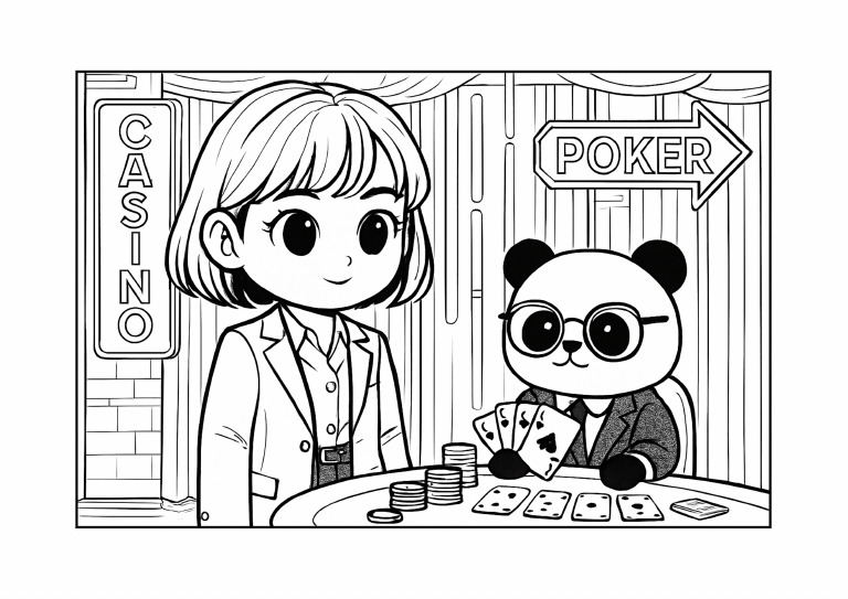 Casino Coloring Book | PDF