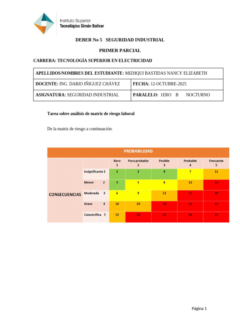Análisis de Riesgos en Seguridad Industrial | PDF | Quemar | Seguridad ...