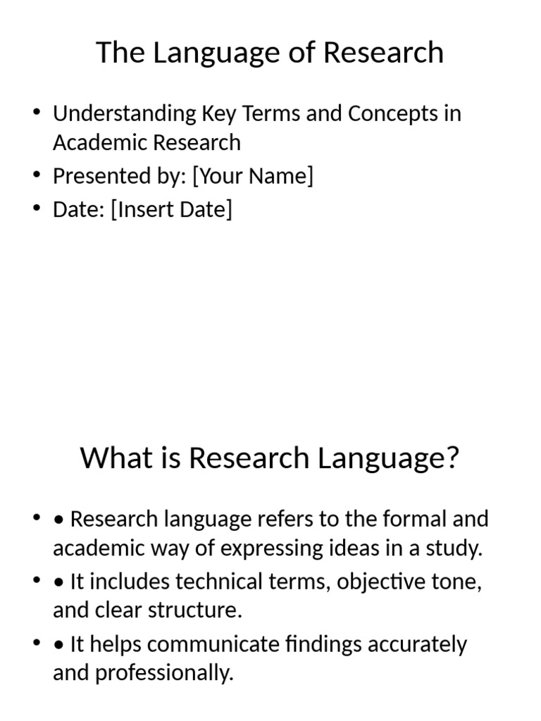 Mastering Research Language Essentials | PDF | Citation | Information
