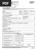 AXA Hospitalization Claim Form | PDF | Insurance | Patient