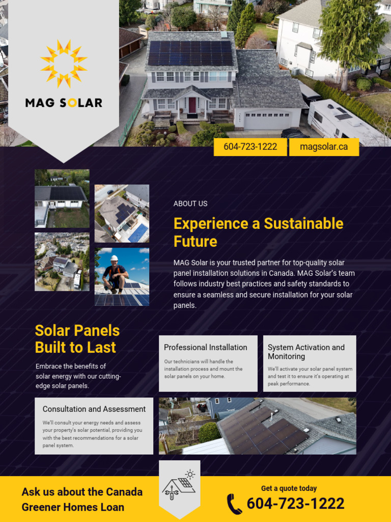 Solar Panel Installation in Canada | PDF | Loans | Solar Panel
