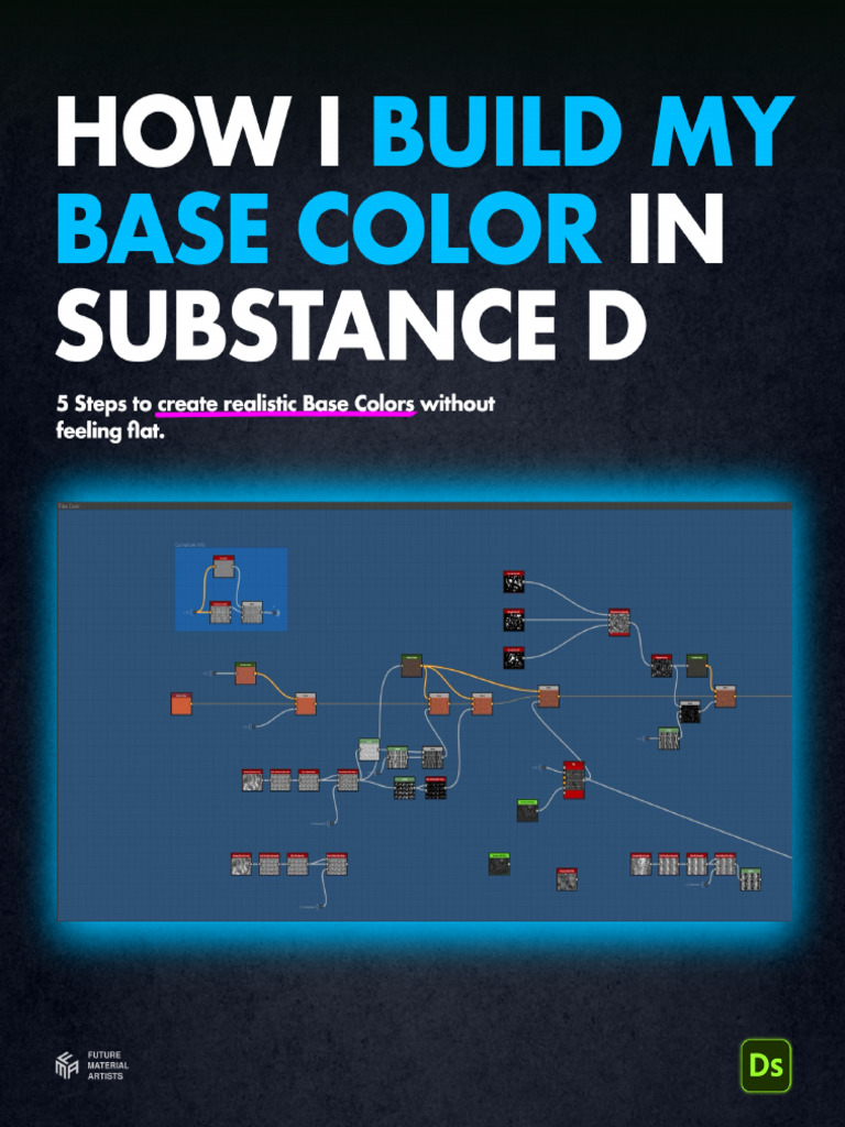 How I Build Base Color in Substance Designer | PDF