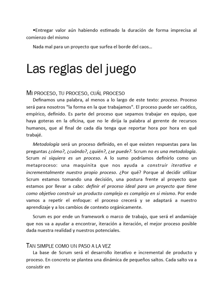 U4 - El Espíritu Scrum - Cyment Alan | PDF | Scrum (desarrollo de software)