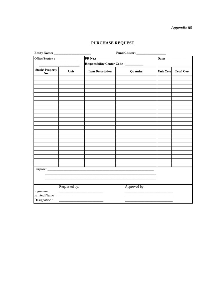 Appendix 60 PR | PDF