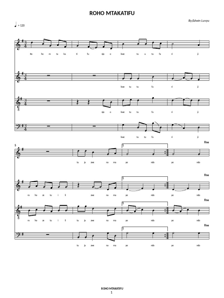 Roho Mtakatifu | PDF