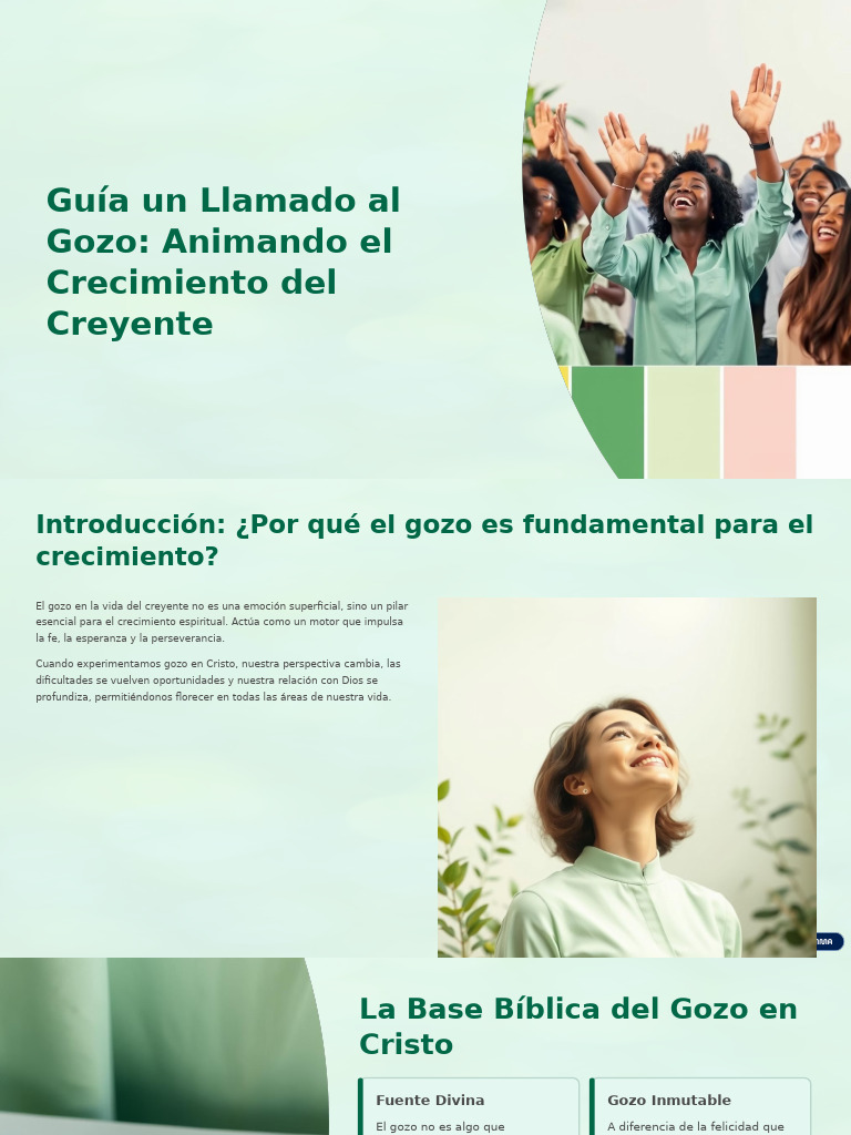 Cultivando el Gozo en el Creyente | PDF | Gratitud | Cristo (título)