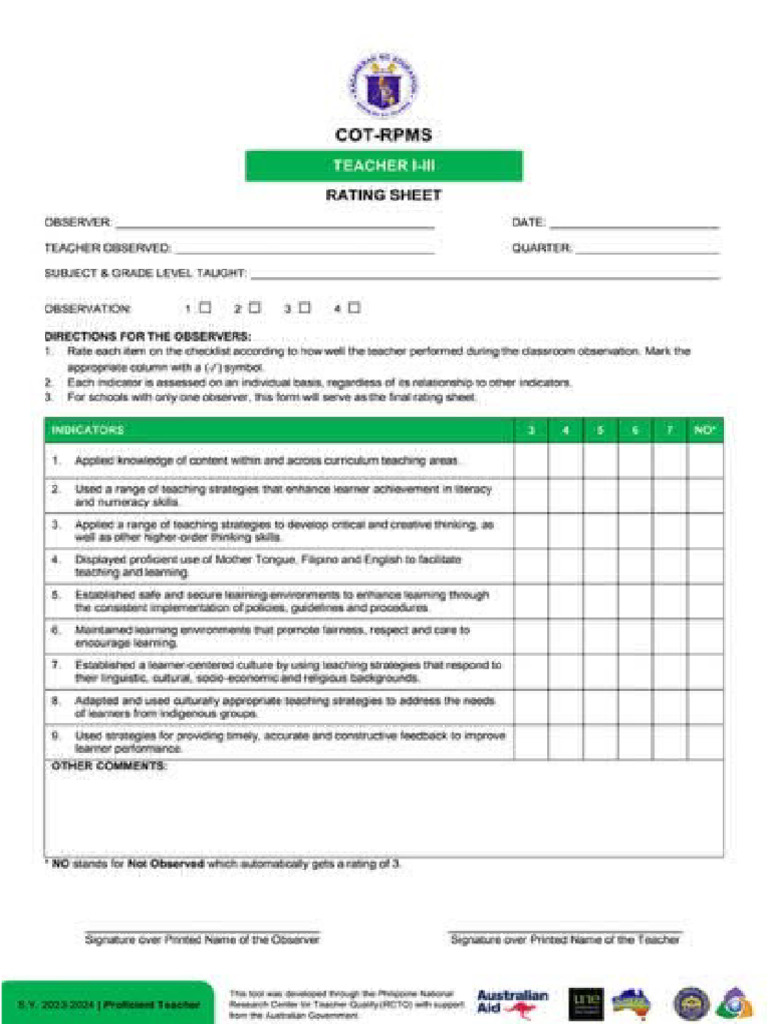 Cot Tool | PDF