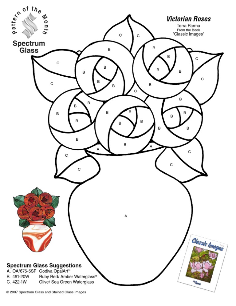 Victorian Roses Glass Color Guide | PDF