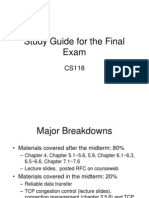 Study Guide For The Final Exam