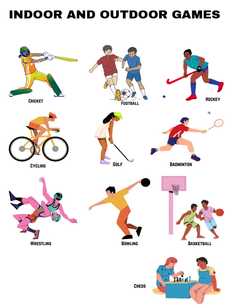 Indoor and Outdoor Games | PDF