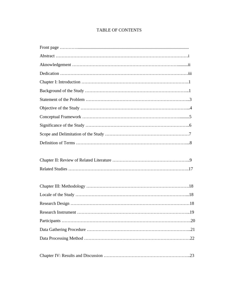Research Study Overview and Methodology | PDF