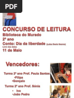 EB1 Sobral Concurso de Leitura Murado 2º ano 2012
