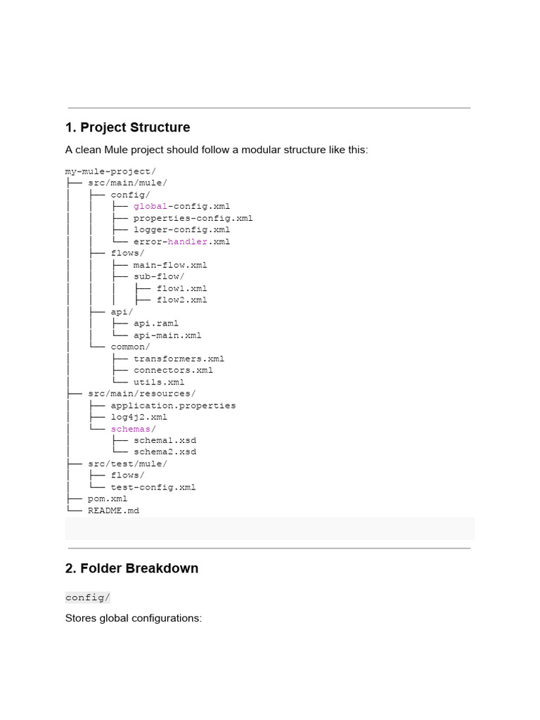 MCD LEVEL 1 Session 11 Well-Organized Mule Project | PDF | Xml | Software