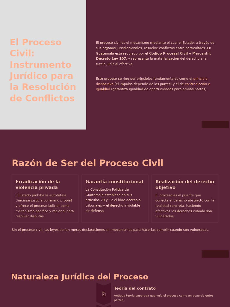 El Proceso Civil | PDF | Sentencia (ley) | Ley procesal
