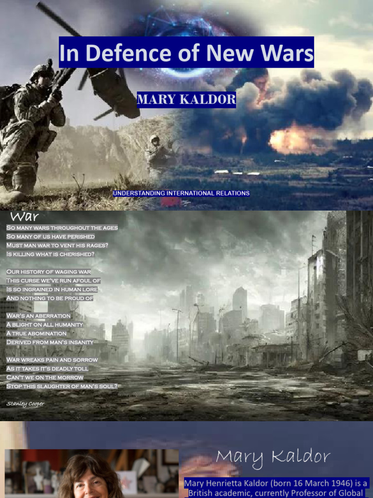Understanding New Wars Framework | PDF | Carl Von Clausewitz | Violence