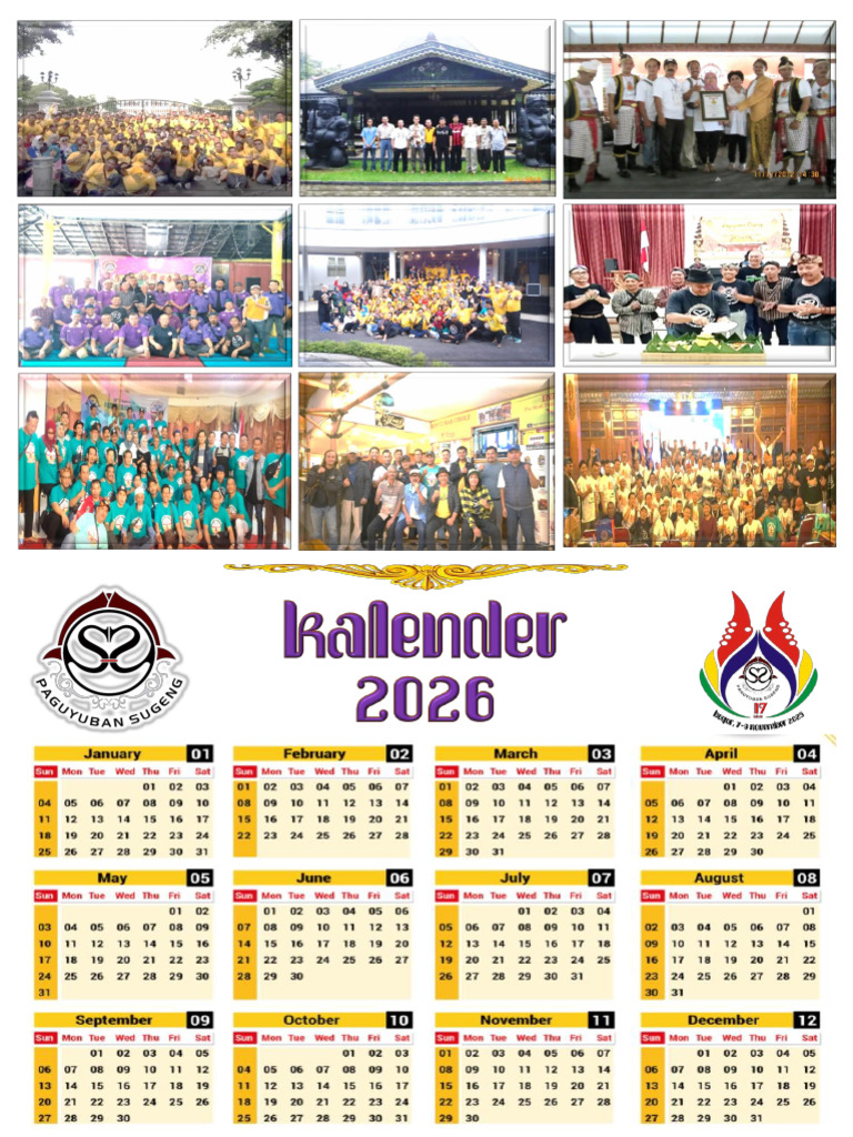 Draft Kalender 2026 Ps | PDF