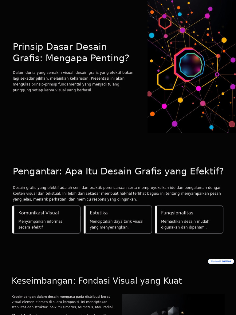 Prinsip Dasar Desain Grafis Mengapa Penting | PDF