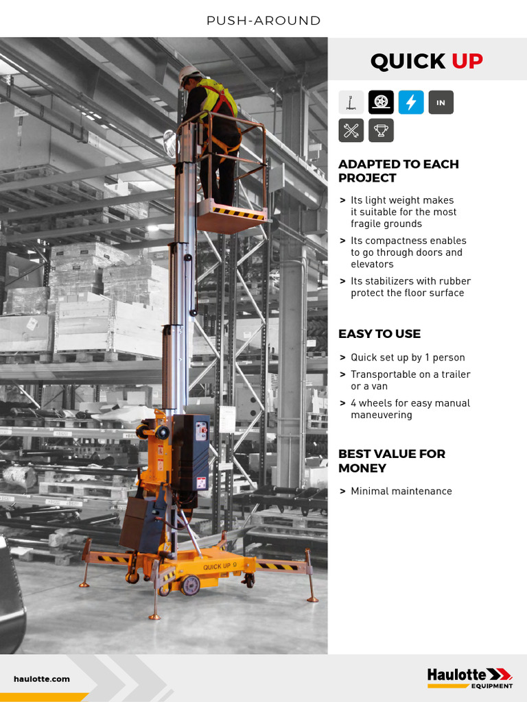 Quick Up en BD | PDF | Elevator | Manufactured Goods