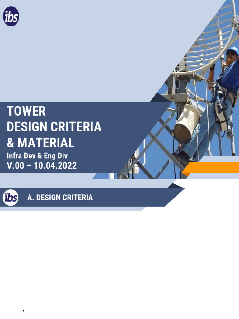Tower Design Criteria and Materials Guide | PDF | Screw | Steel