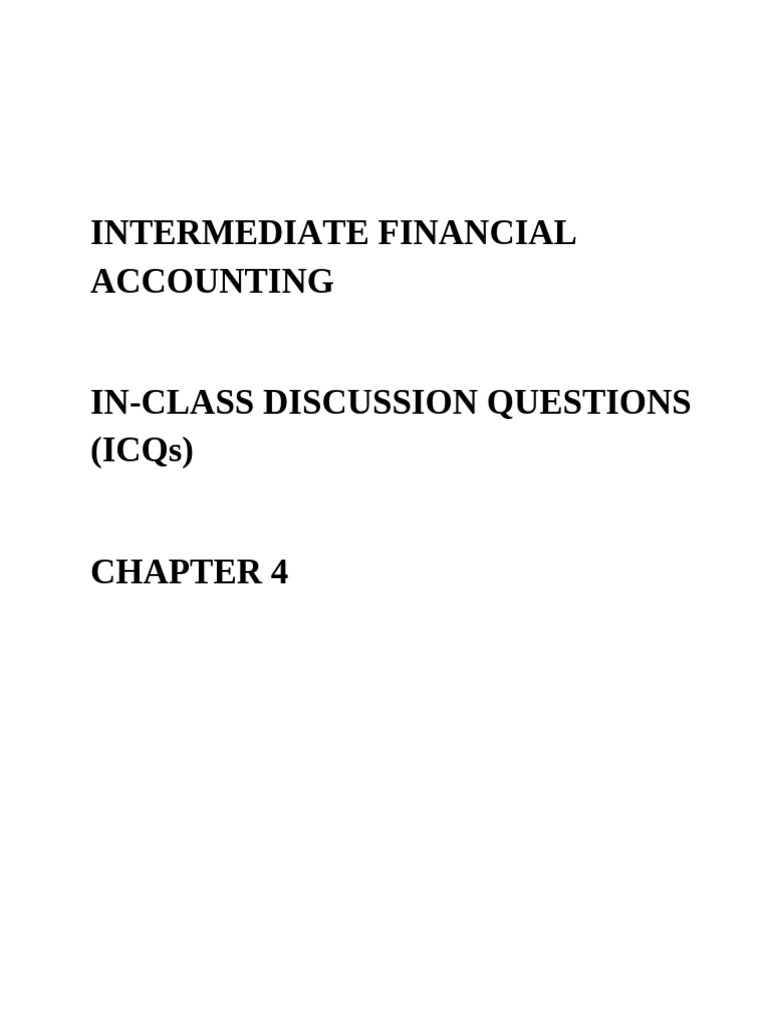 Comprehensive Income Statement ICQs | PDF | Expense | Income Statement