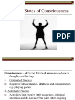 Different States of Consciousness