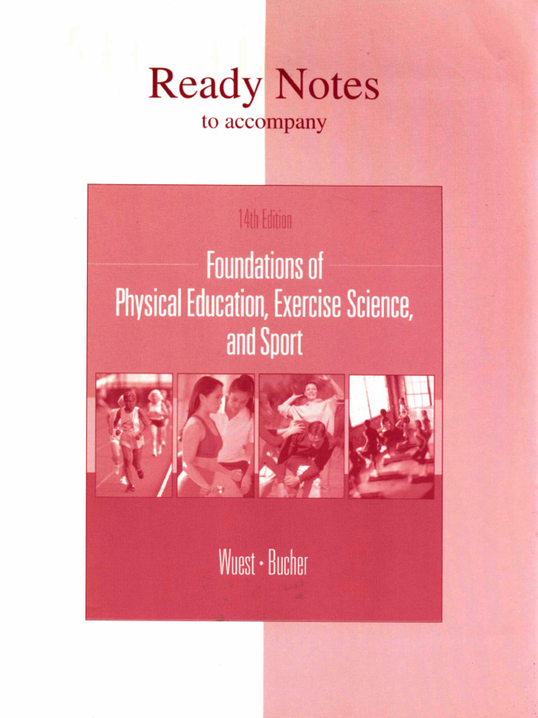 14th A Note Foundations of Physical Education, Exercise - Deborah A ...