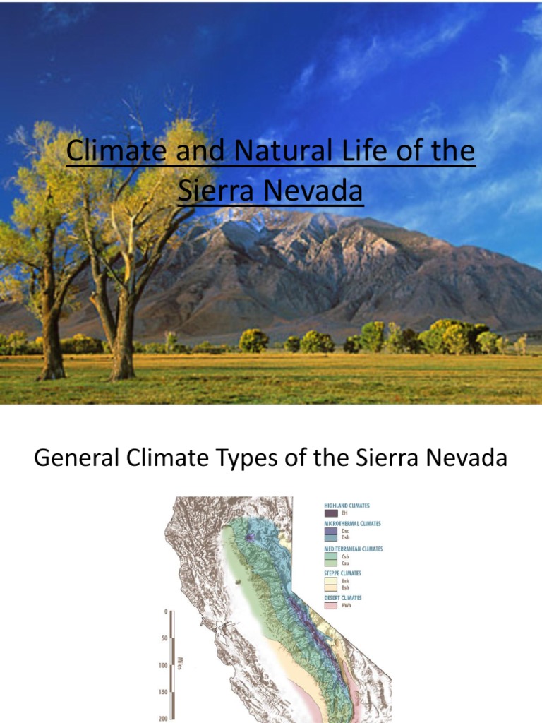 Climate of Sierra Nevada | PDF | Climate | Atmospheric Sciences