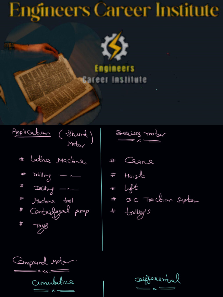 Lecture 13 DC Machine (1) - 65671467 - 2025 - 10 - 22 - 09 - 00 | PDF