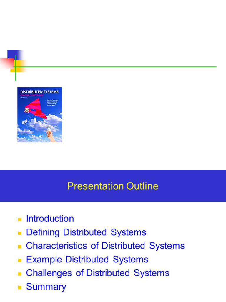 Chapter 1 Part 1 Introduction To Distributed Systems and ...