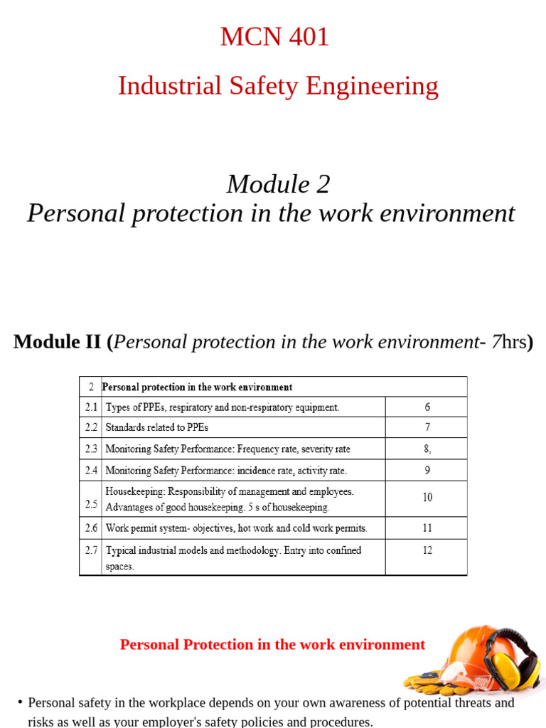Personal Protective Equipment Overview | PDF | Personal Protective ...