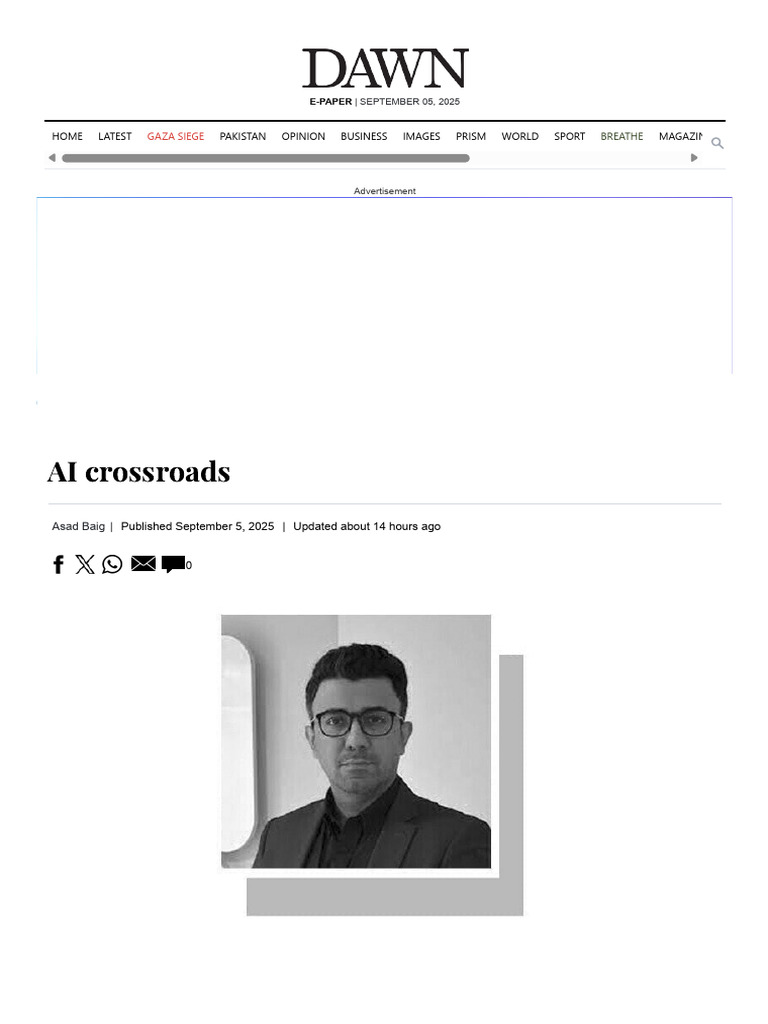 AI Crossroads - Newspaper | PDF | Artificial Intelligence ...