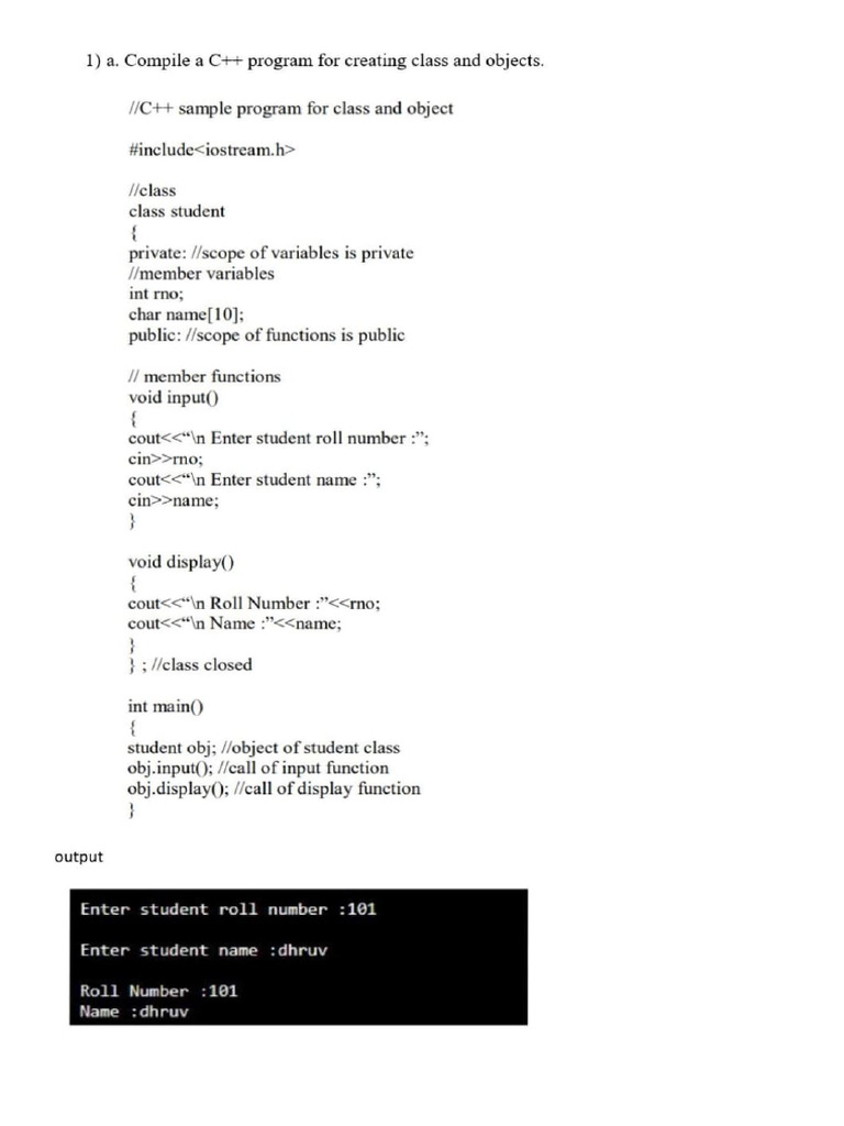C++ Record Program - 1 | PDF
