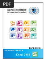 MS Excel 2010 Beginner's Guide | PDF | Spreadsheet | Microsoft Excel