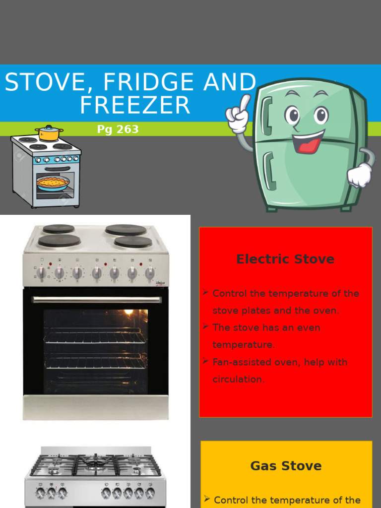 Guide to Stoves, Fridges, and Freezers | PDF