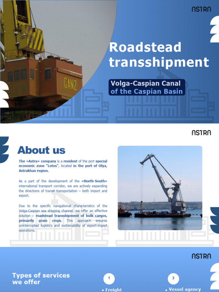 Roadstead Transshipment Services in Caspian | PDF