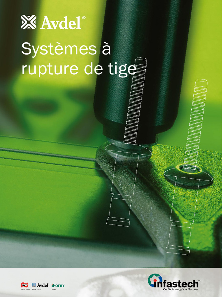 Rivets à rupture de tige Avdel® : Solutions d'assemblage | PDF | Rivet ...