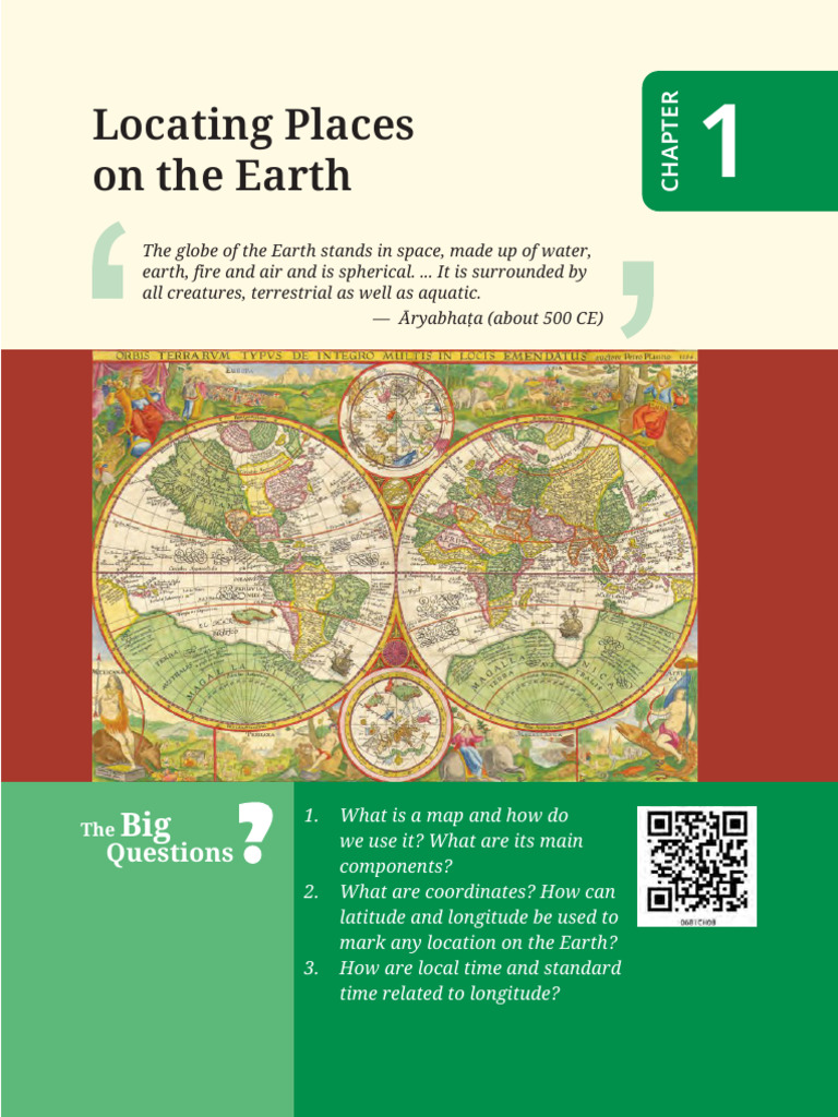 6 Social NCERT Chapter 1 | PDF | Longitude | Latitude